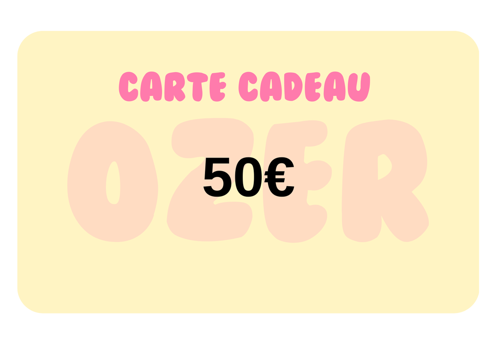 Carte Cadeau 50€