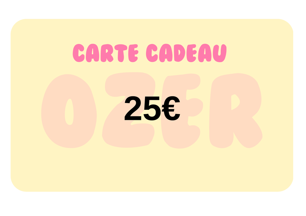Carte cadeau 25€